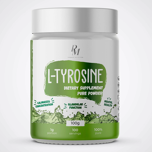 картинка L-Tyrosine 100 гр PM ORGANIC NUTRITION от магазина спортивного питания Sportlane