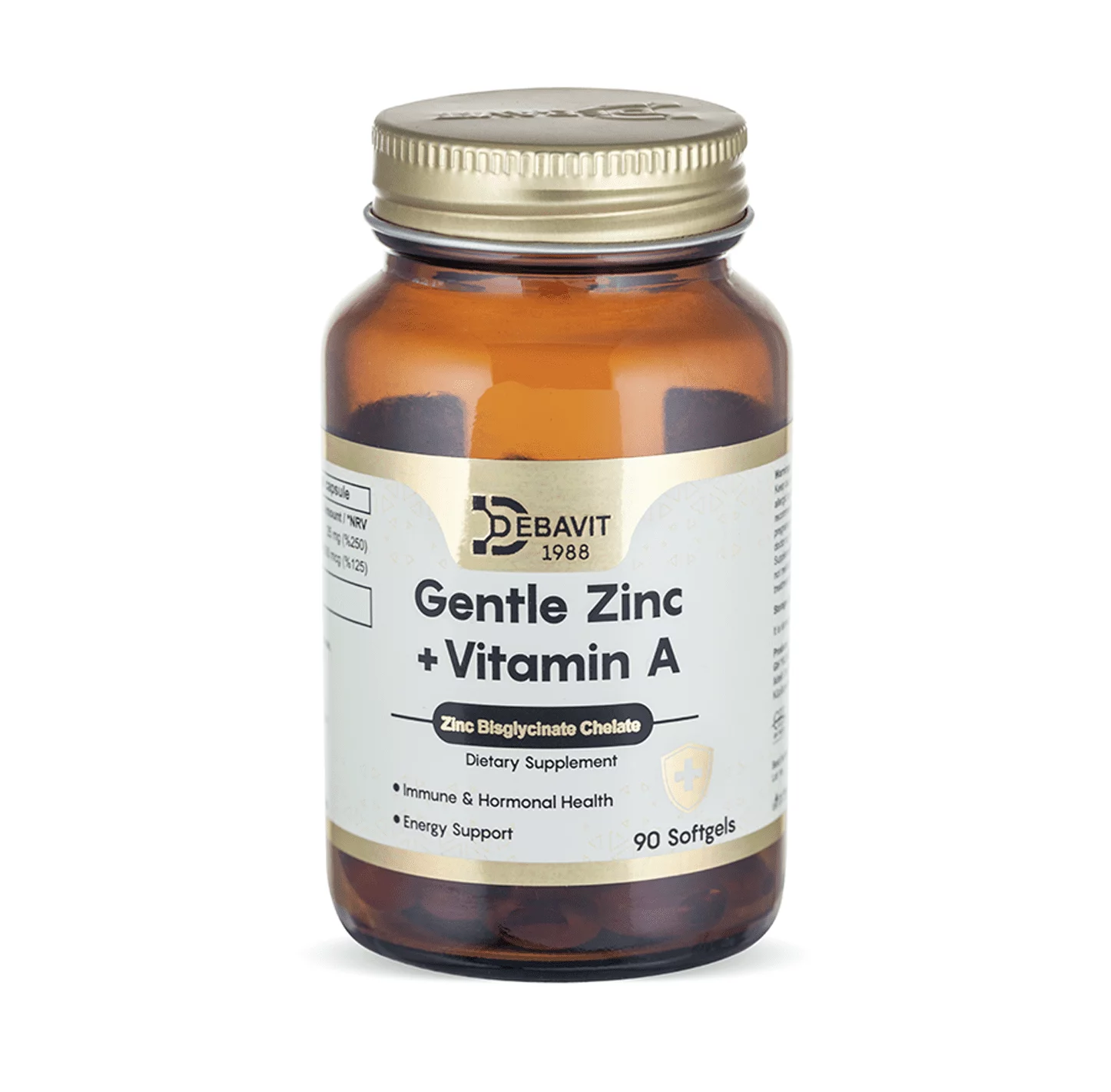 картинка Gentle Zinc + Vitamin A 90 капс Debavit от магазина спортивного питания Sportlane