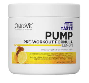 картинка PUMP Pre-Workout Formula 300 г Ostrovit от магазина спортивного питания Sportlane