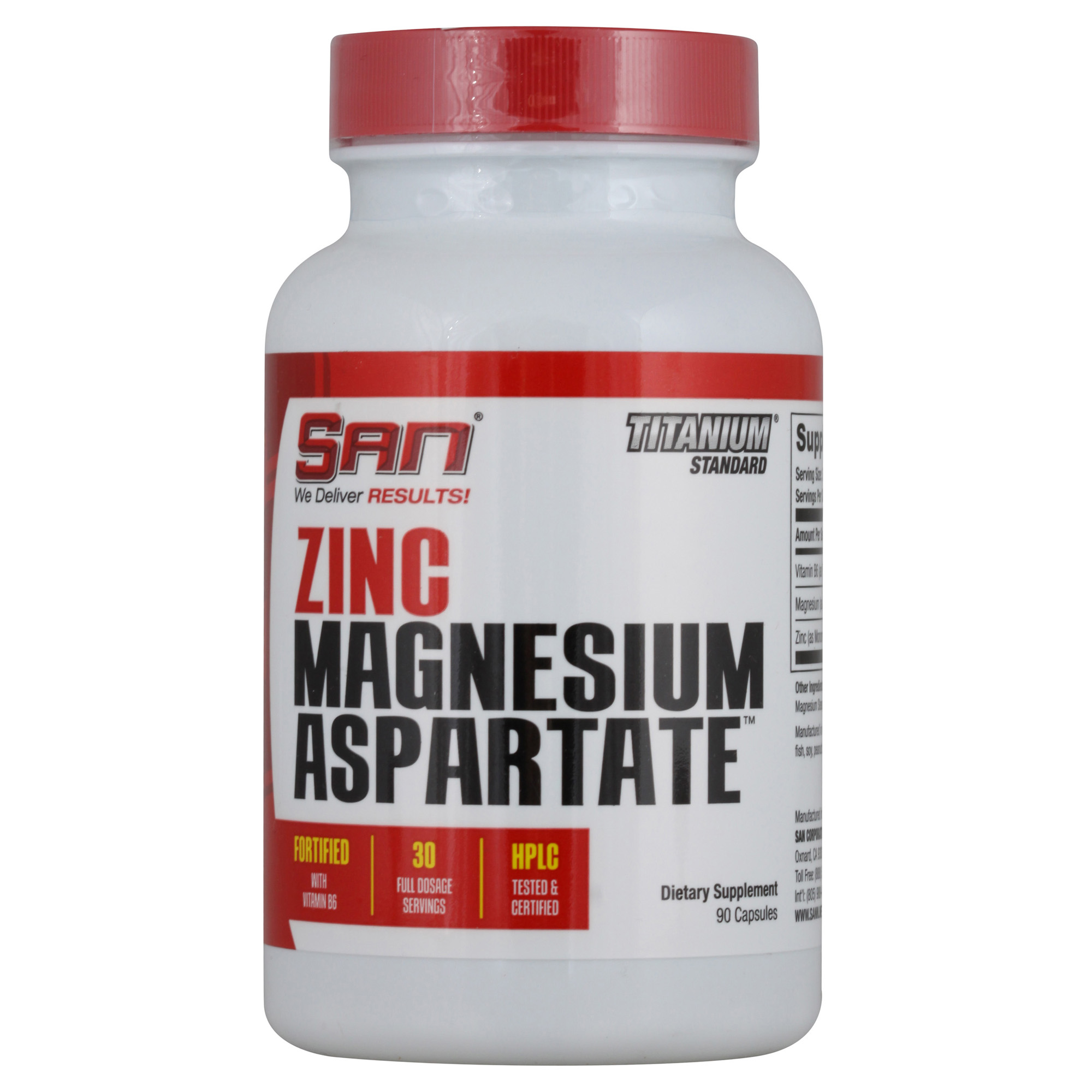 картинка Zinc Magnesium Aspartate SAN 90 капс от магазина спортивного питания Sportlane