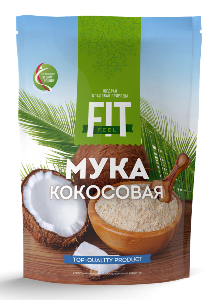 картинка Мука кокосовая 400 г FitFeel FitParad от магазина спортивного питания Sportlane