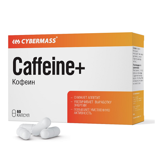 картинка Caffeine+ 60 капс CyberMass от магазина спортивного питания Sportlane