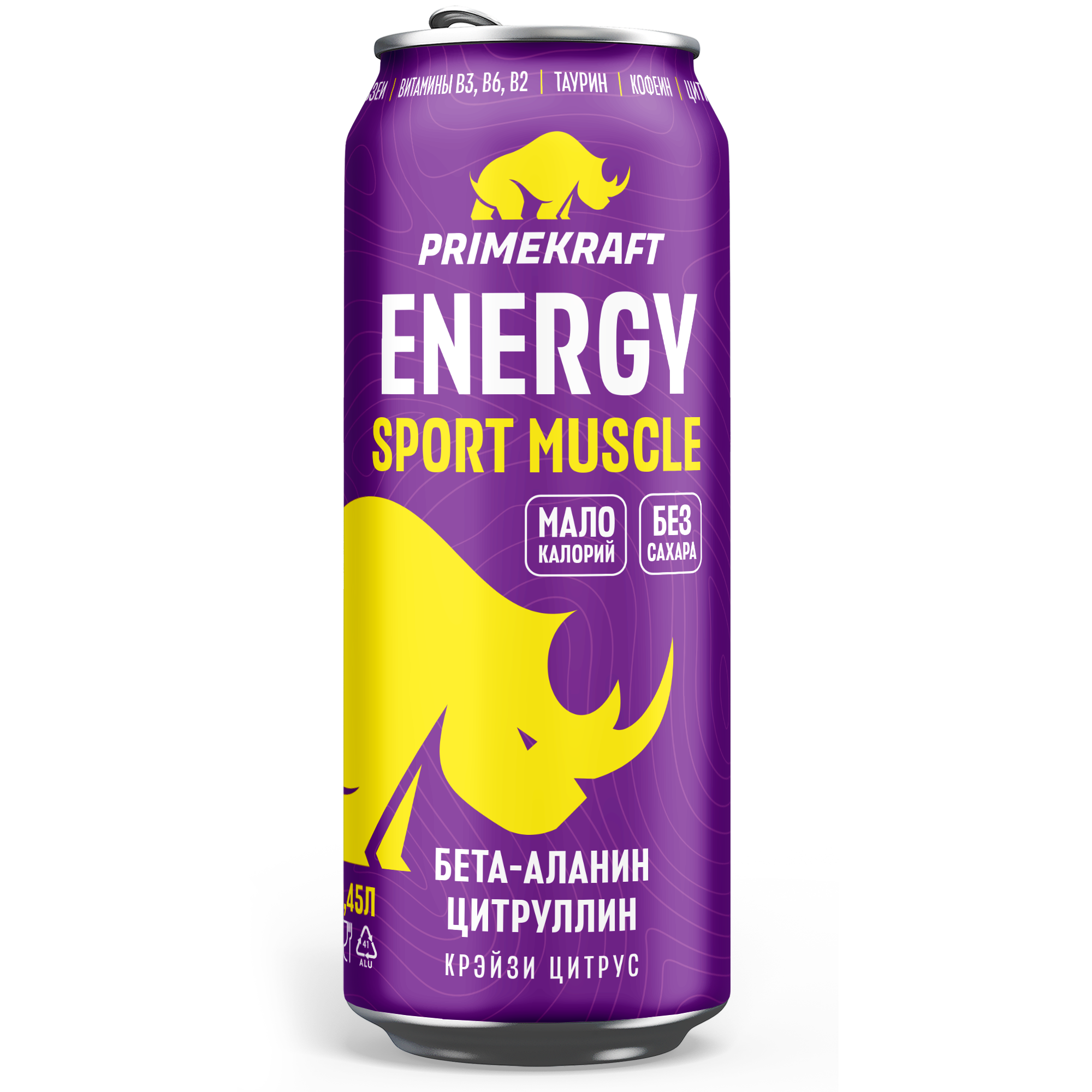 картинка Энергетический напиток Energy Sport Muscle 450 мл Prime Kraft от магазина спортивного питания Sportlane
