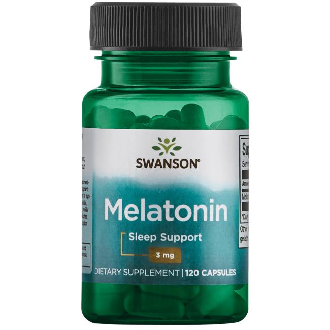 картинка Melatonin 3 mg 120 капс Swanson от магазина спортивного питания Sportlane
