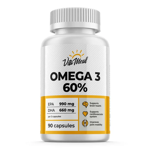 картинка OMEGA 3 60% 90 капс Vita meal от магазина спортивного питания Sportlane