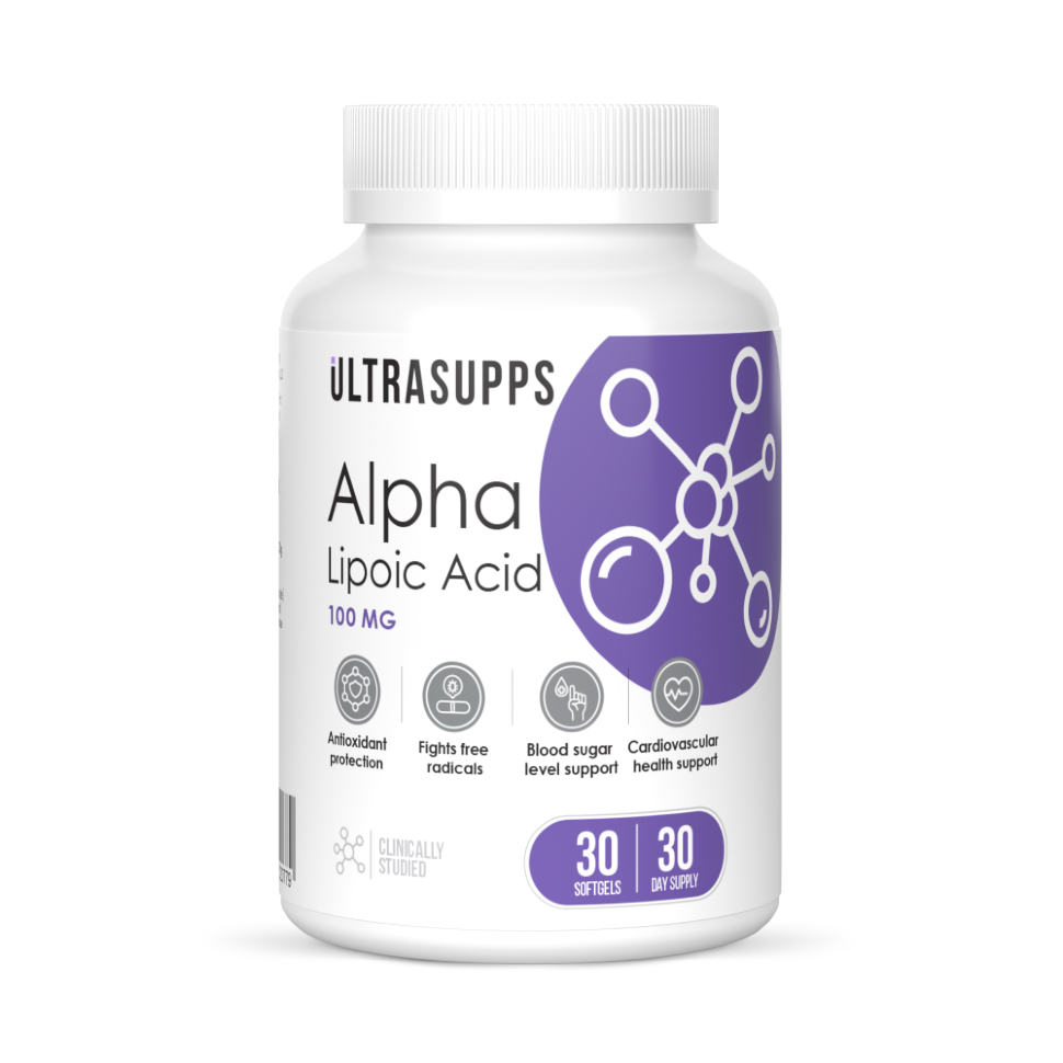 картинка Alpha Lipoic Acid 30 капс Ultrasupps от магазина спортивного питания Sportlane