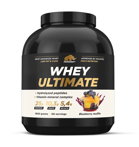 картинка Whey Ultimate банка 1800 гр Prime Kraft от магазина спортивного питания Sportlane