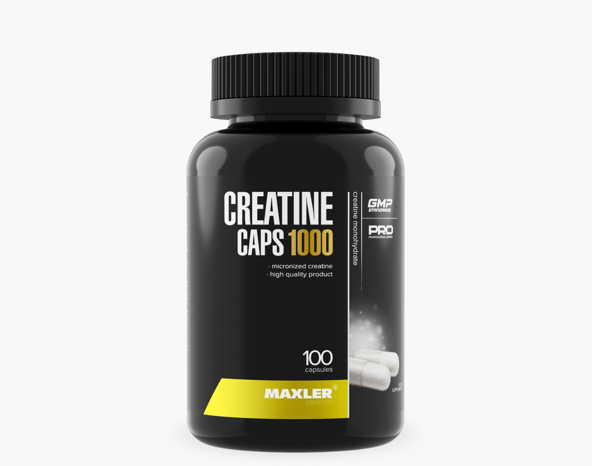 картинка Creatine Caps 1000 Maxler 100 капс от магазина спортивного питания Sportlane