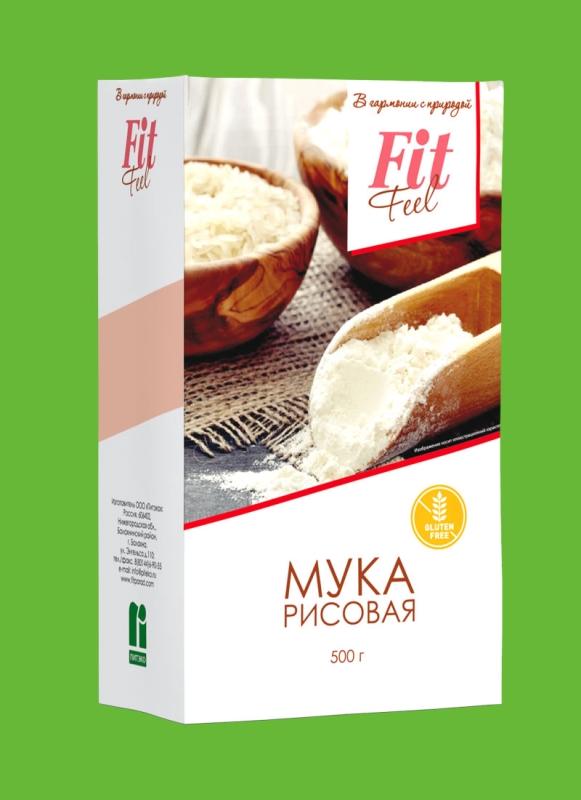 картинка Мука рисовая FitParad 500 г от магазина спортивного питания Sportlane