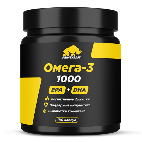 картинка Omega-3 1000 180 капс Prime Kraft от магазина спортивного питания Sportlane