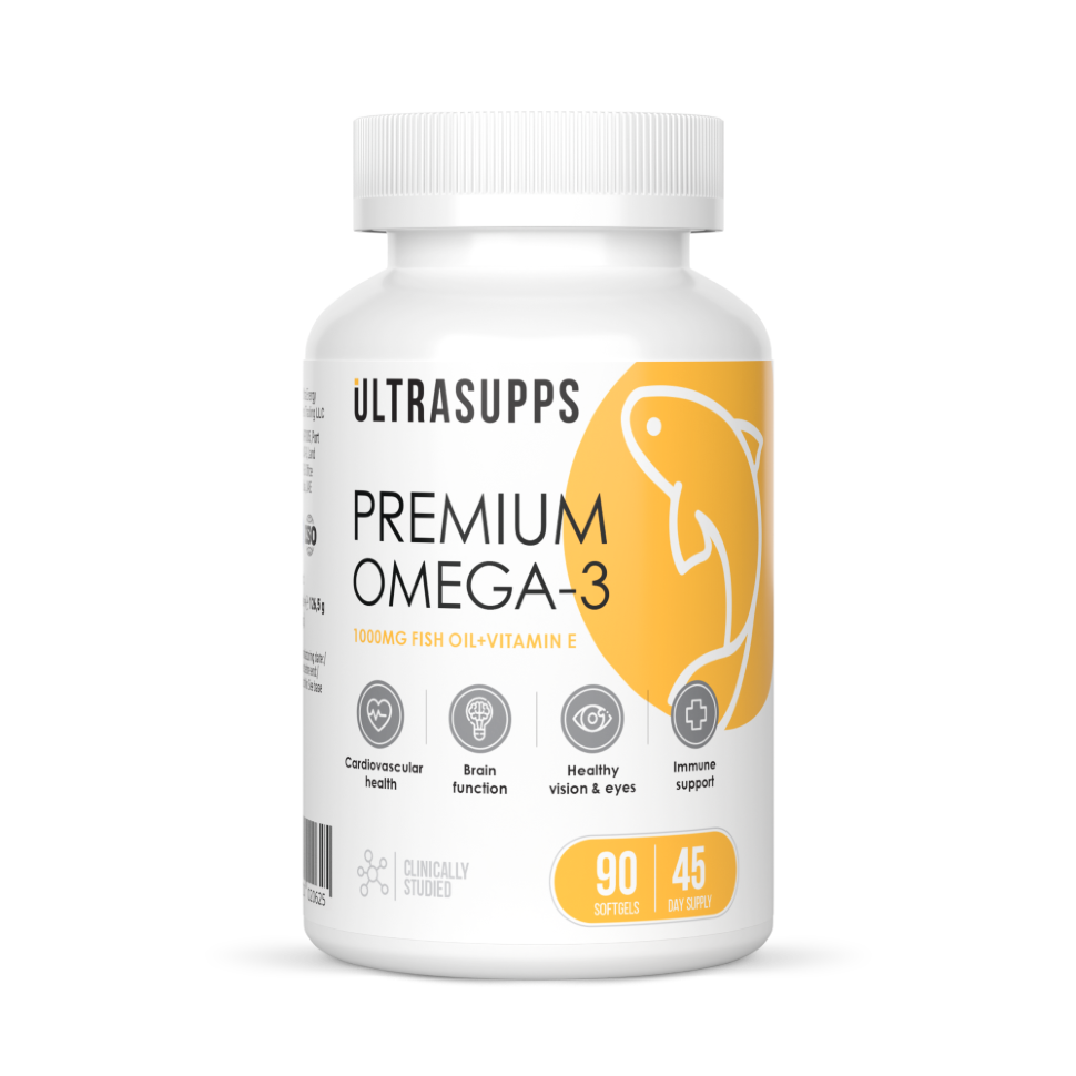 картинка Premium Omega-3 90 капс Ultrasupps от магазина спортивного питания Sportlane