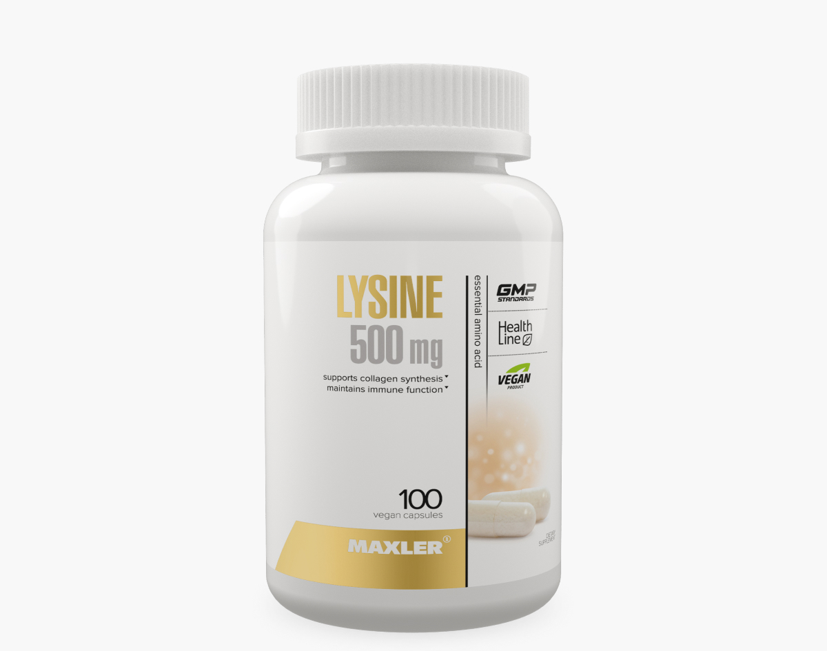 картинка Lysine 500 мг 100 капс Maxler от магазина спортивного питания Sportlane