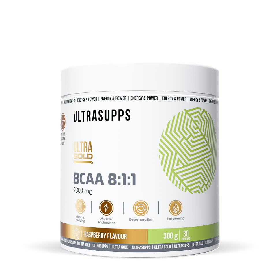 картинка Ultra Gold BCAA 8:1:1 300 г Ultrasupps от магазина спортивного питания Sportlane