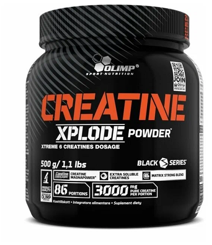 картинка Creatine Xplode Powder 500 г Olimp от магазина спортивного питания Sportlane