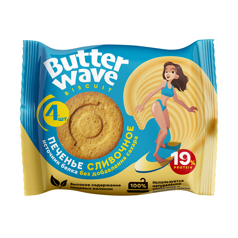 картинка Протеиновое печенье Butter Wave ﻿36g Mr.DjemiusZERO от магазина спортивного питания Sportlane