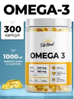 картинка OMEGA 3 1000 MG 300 капс Vita meal от магазина спортивного питания Sportlane