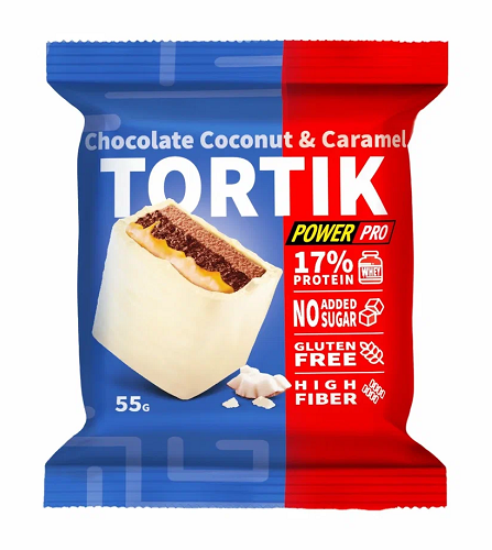 картинка Протеиновое пирожное TORTIK 55 г Power Pro от магазина спортивного питания Sportlane