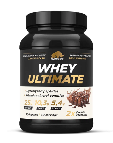 картинка Whey Ultimate банка 900 гр Prime Kraft от магазина спортивного питания Sportlane